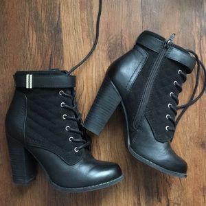 Call It Spring Black High Heel Bootie